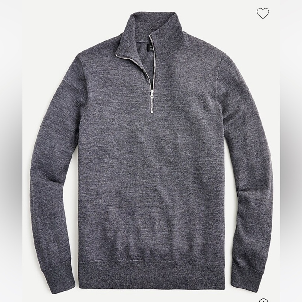 Men’s J. Crew Merino Quarter-Zip Sweater